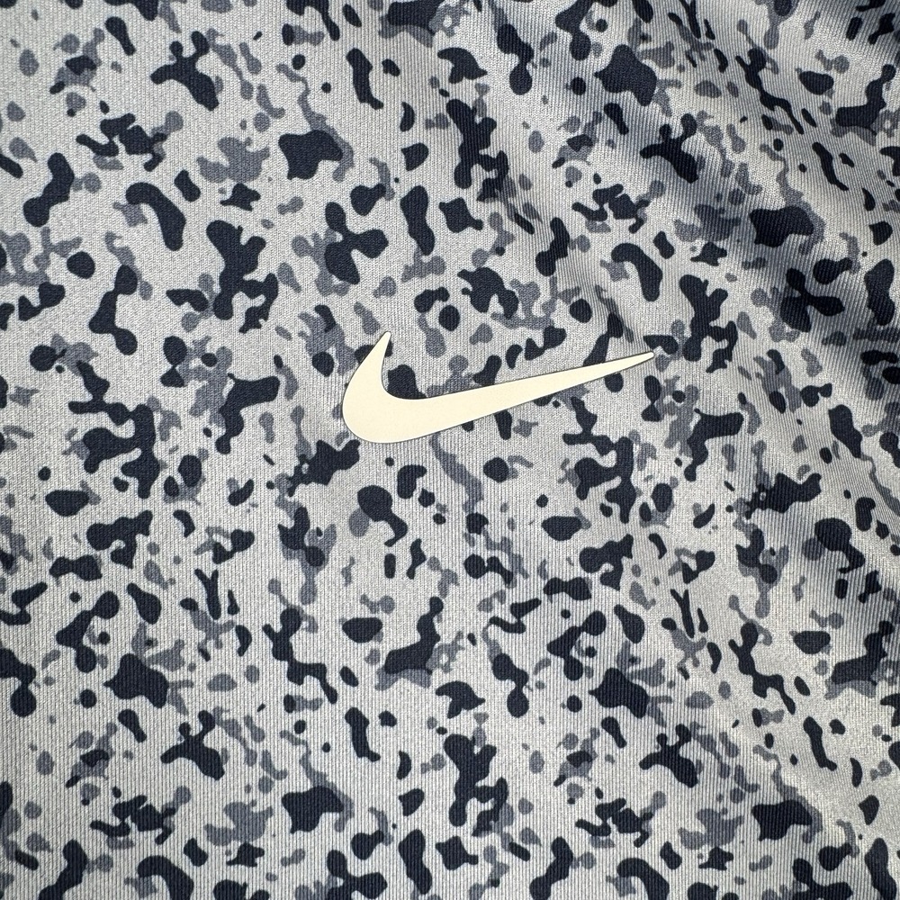 Nike Golf Tour Shirt Men XL Blue Camo Dri-FIT Performance Polo Vented DR5306-493 - Picture 10 of 10